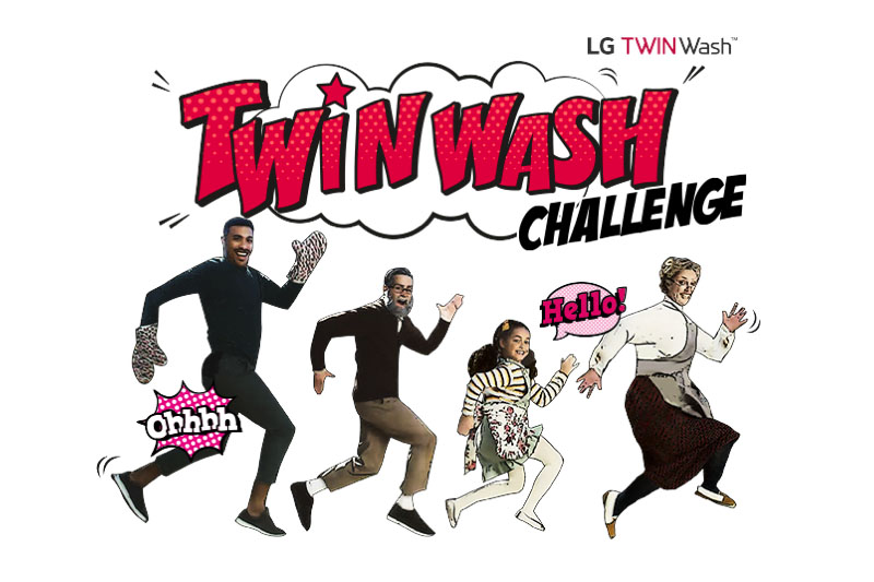 LG busca establecer un World Guiness Record con el #TWINWASH CHALLENGE