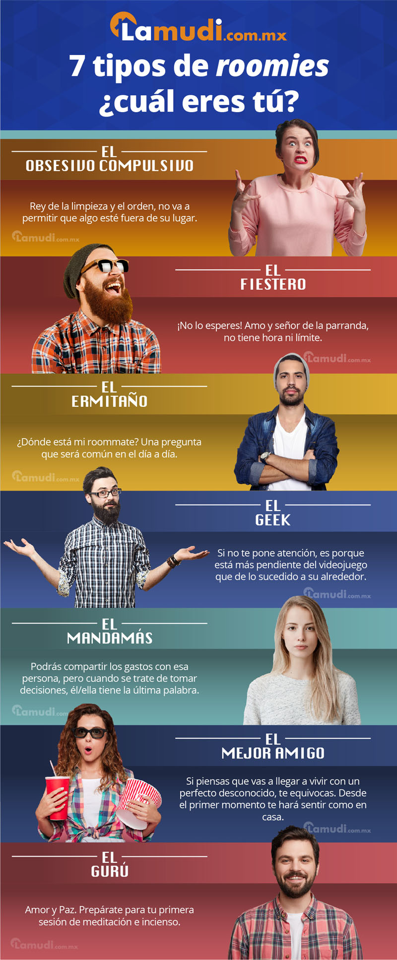 7 tipos de roomies ¿cuál eres tú_ _Mesa de trabajo 1.jpg