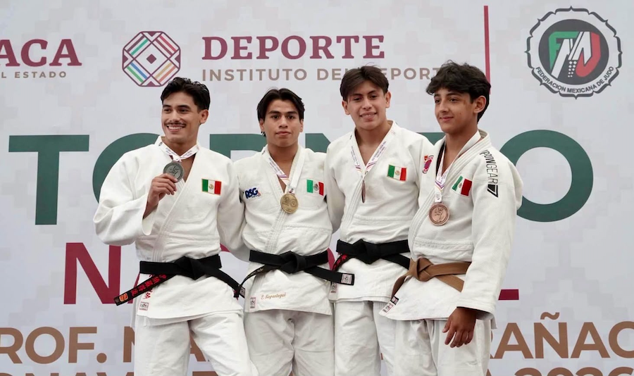 Tamaulipas Judo Team Wins 28 Medals at National Championship in Oaxaca